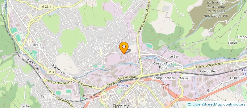localisation de l'entreprise MABED à FIRMINY