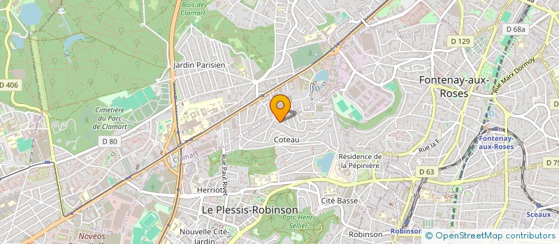 localisation de l'entreprise MABEI EVENT à LE PLESSIS-ROBINSON