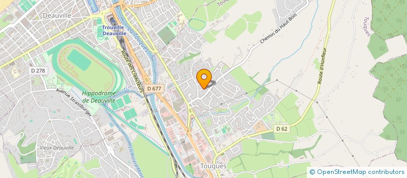 localisation de l'entreprise MABEL FINANCES à TOUQUES
