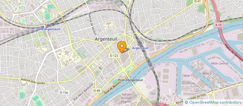 localisation de l'entreprise MABEL PHONE  ARGENTEUIL