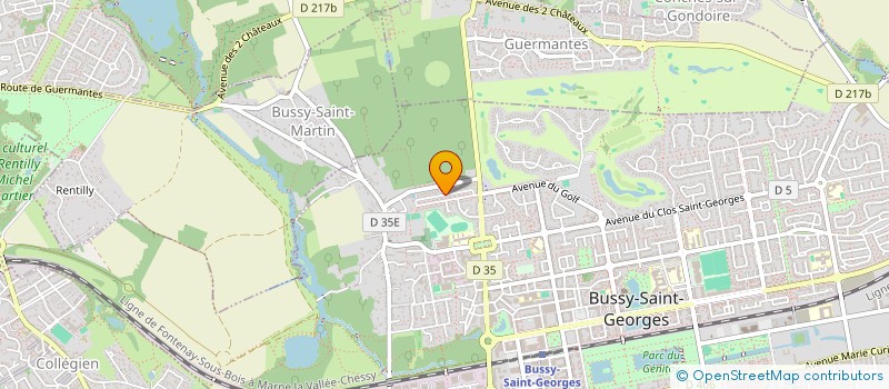 localisation de l'entreprise MABELFLO  BUSSY-SAINT-GEORGES