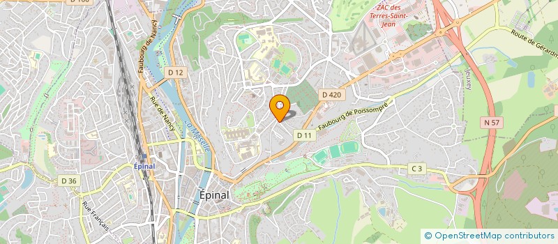 localisation de l'entreprise MABELIE à EPINAL