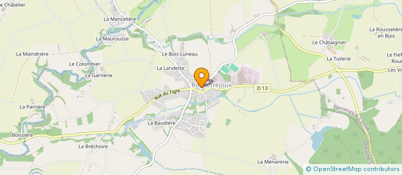 localisation de l'entreprise MABELIS  ROCHETREJOUX