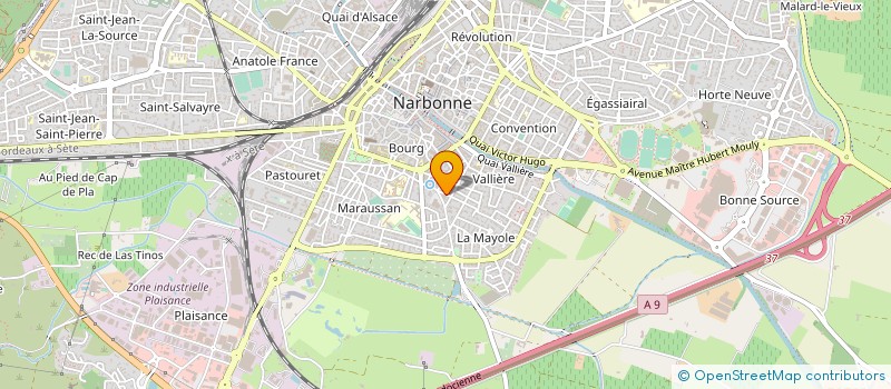 localisation de l'entreprise MABELIS FONCIER à NARBONNE