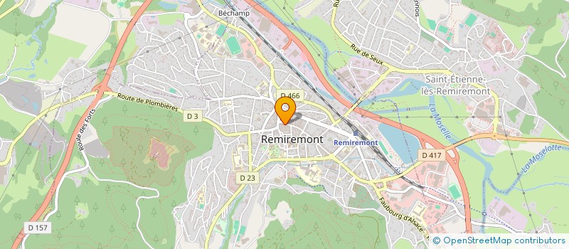 localisation de l'entreprise MABELL  REMIREMONT