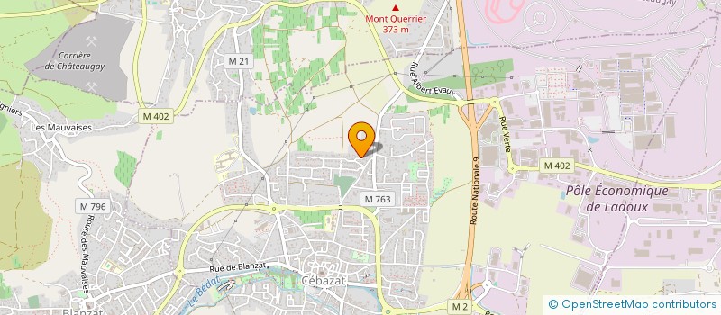 localisation de l'entreprise MABENJO  CEBAZAT