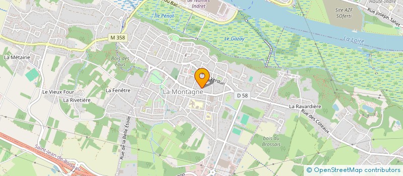 localisation de l'entreprise MABER  LA MONTAGNE