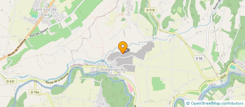 localisation de l'entreprise MABERCHA  AUBERIVES-EN-ROYANS