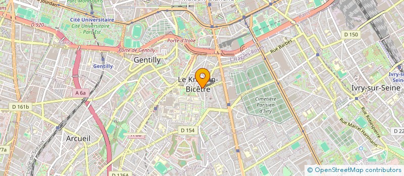 localisation de l'entreprise MABETOAM à LE KREMLIN-BICETRE