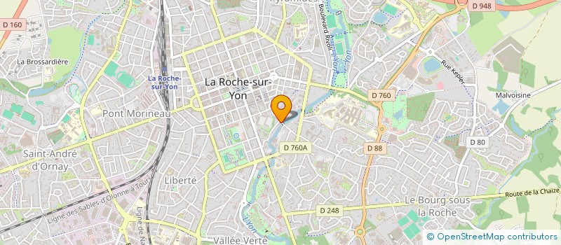 localisation de l'entreprise MABEXPERTISE à LA ROCHE-SUR-YON