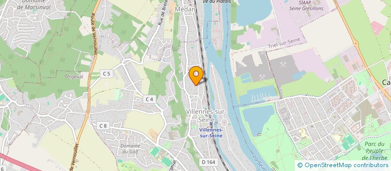 localisation de l'entreprise MABHA  VILLENNES-SUR-SEINE