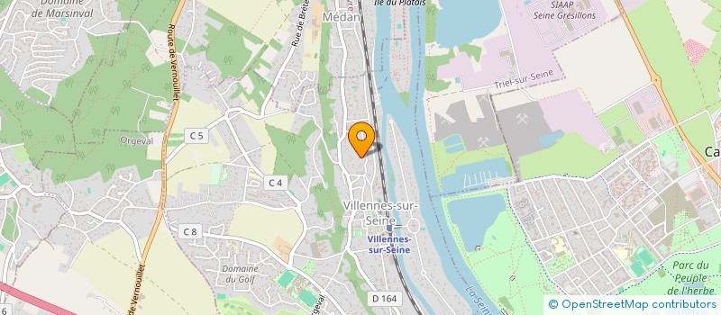 localisation de l'entreprise MABHABIS  VILLENNES-SUR-SEINE