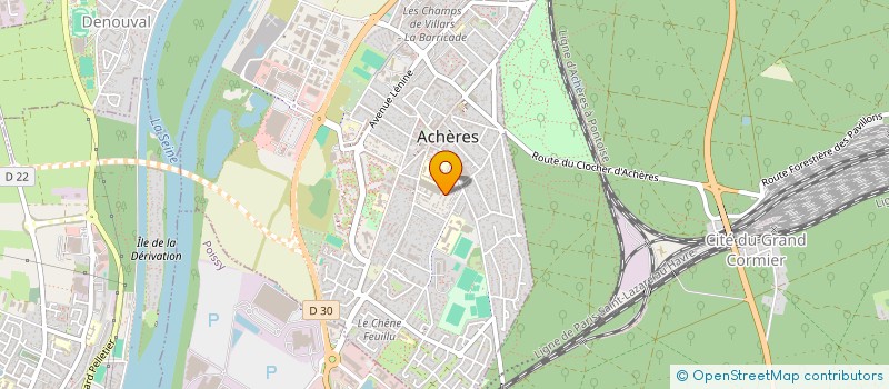 localisation de l'entreprise MABHODL  ACHERES