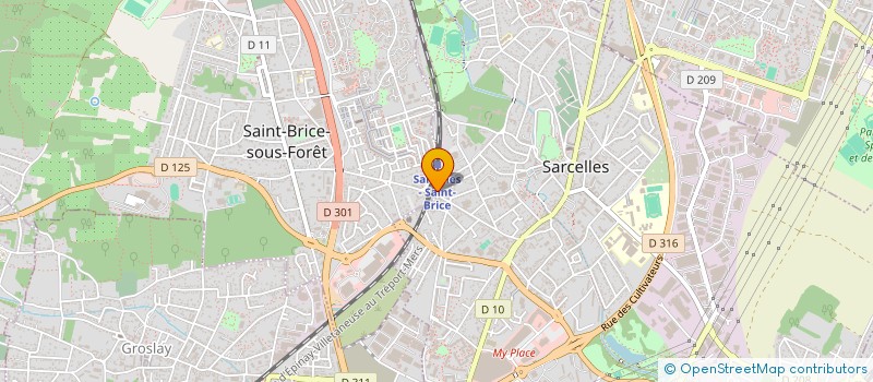 localisation de l'entreprise MABI à SAINT-BRICE-SOUS-FORET