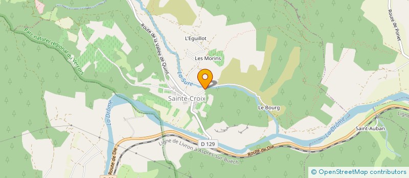 localisation de l'entreprise MABIDIE à SAINTE-CROIX