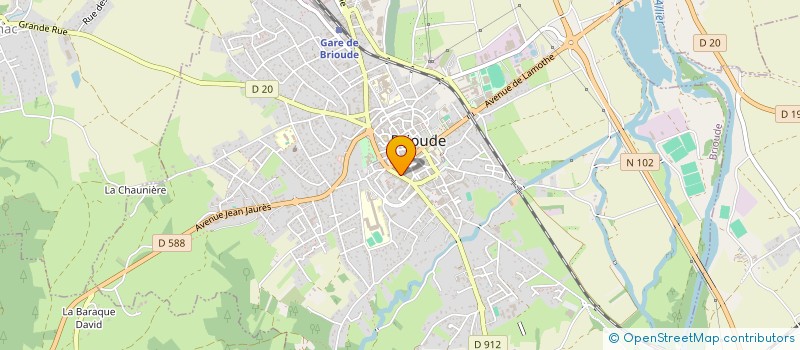 localisation de l'entreprise MABIKA  BRIOUDE