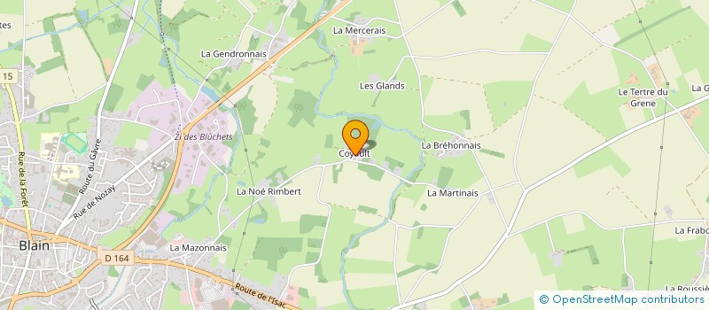 localisation de l'entreprise MABILAIS  BLAIN