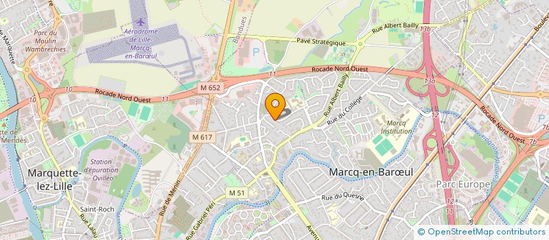 localisation de l'entreprise MABILE à MARCQ-EN-BARŒUL