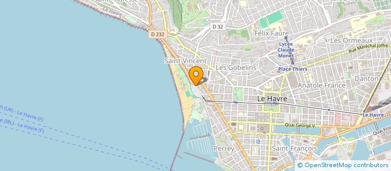 localisation de l'entreprise MABILLE & GUEULLE à LE HAVRE