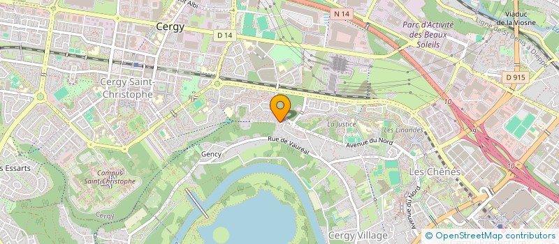 localisation de l'entreprise MABIMMO  CERGY