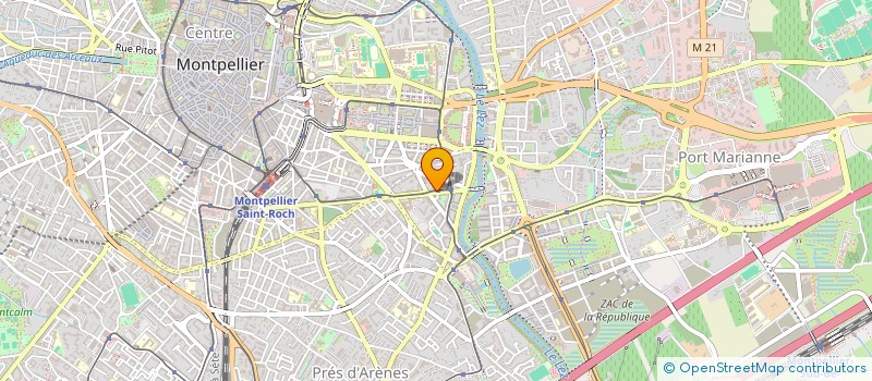 localisation de l'entreprise MABIOC à MONTPELLIER