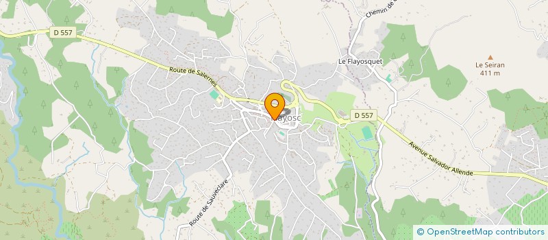 localisation de l'entreprise MABIS  FLAYOSC