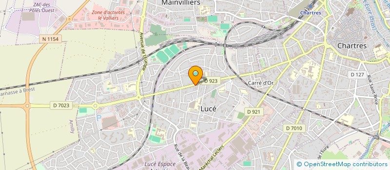 localisation de l'entreprise MABLO MARKET à LUCE