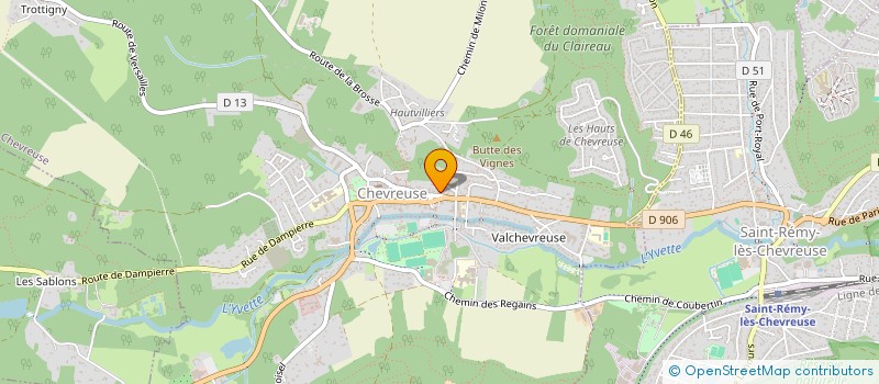 localisation de l'entreprise MABOULANGE  CHEVREUSE