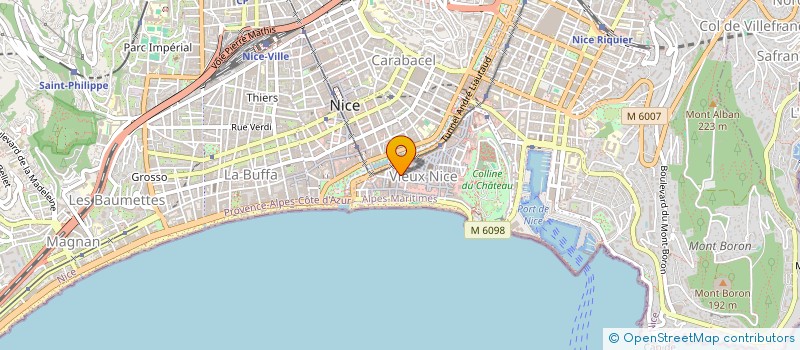 localisation de l'entreprise MABOUTIKBIO  NICE