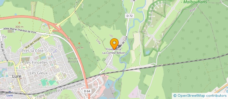 localisation de l'entreprise MABRAN  LINEXERT