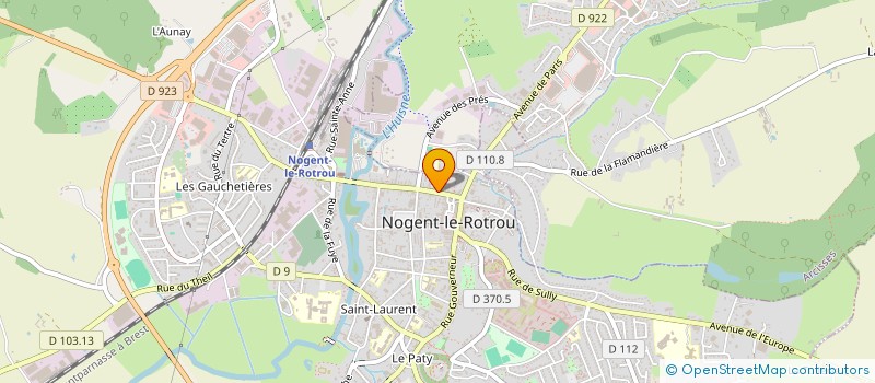 localisation de l'entreprise MABREL à NOGENT-LE-ROTROU