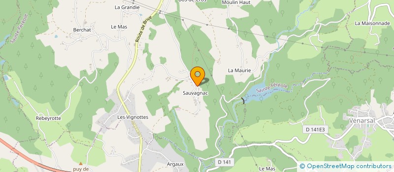 localisation de l'entreprise MABRIC  SAINTE-FEREOLE