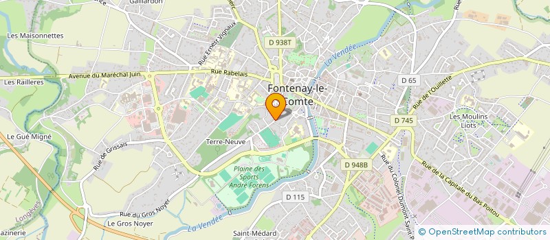 localisation de l'entreprise MABROUCK à FONTENAY-LE-COMTE