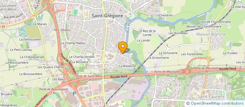 localisation de l'entreprise MABROUK  SAINT-GREGOIRE