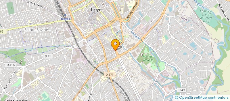 localisation de l'entreprise MABROUKA à TROYES