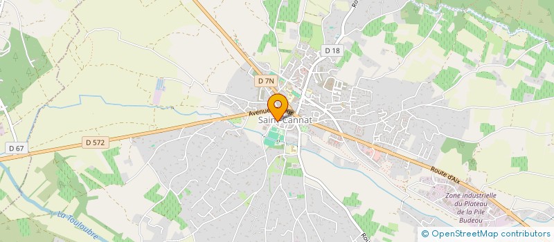 localisation de l'entreprise MABS  SAINT-CANNAT