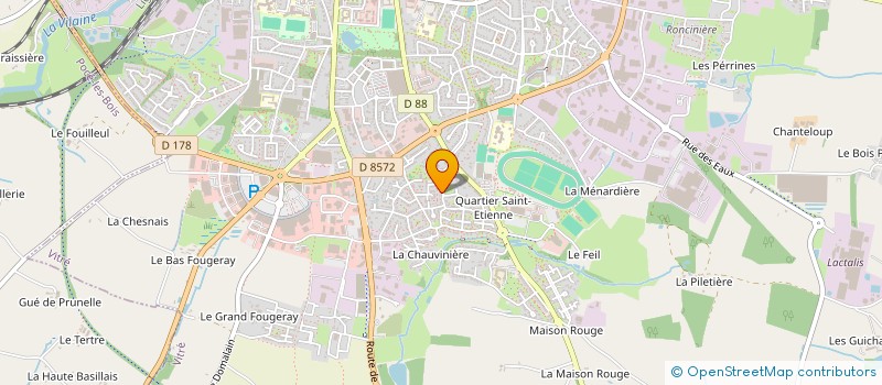 localisation de l'entreprise MABS  VITRE