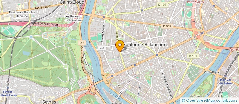 localisation de l'entreprise MABTANIA à BOULOGNE-BILLANCOURT