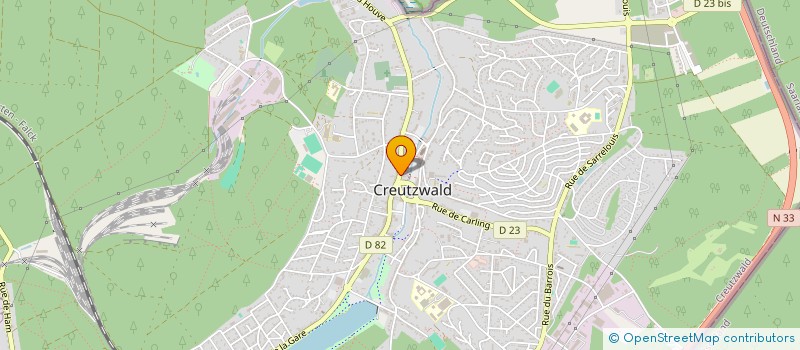 localisation de l'entreprise MABTEC à CREUTZWALD