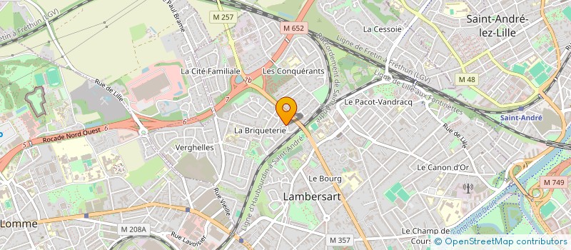 localisation de l'entreprise MABUD à LAMBERSART