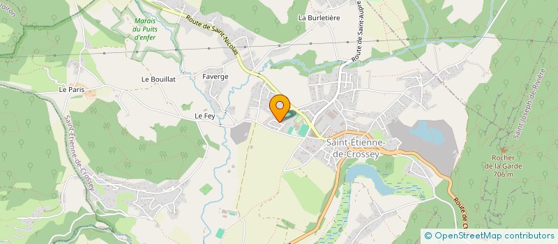 localisation de l'entreprise MABUDI 2  SAINT-ETIENNE-DE-CROSSEY