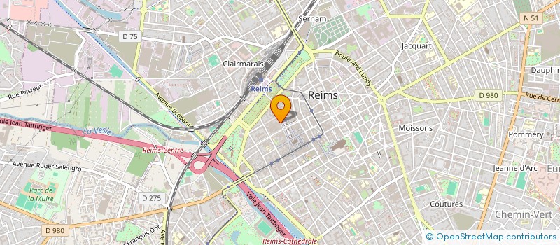 localisation de l'entreprise MAC 1  REIMS