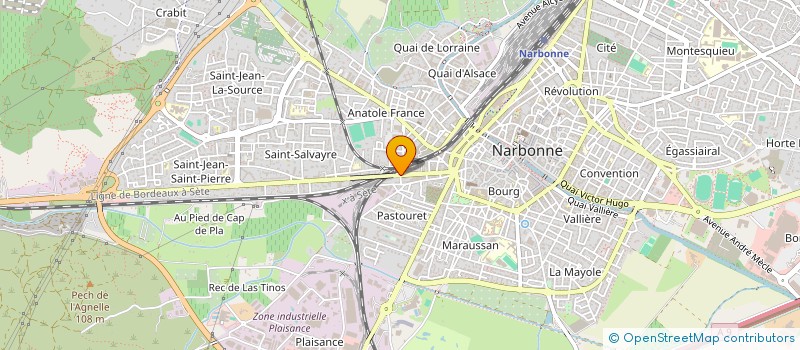 localisation de l'entreprise MAC 1  NARBONNE