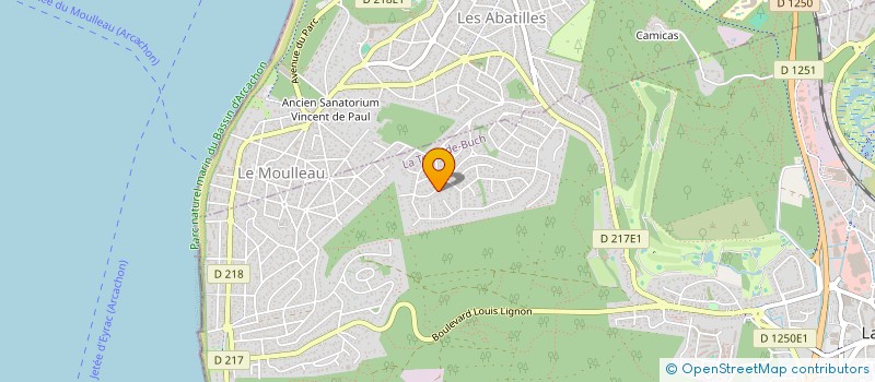 localisation de l'entreprise MAC 14 à LA TESTE-DE-BUCH