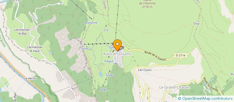 localisation de l'entreprise MAC 38  AURIS