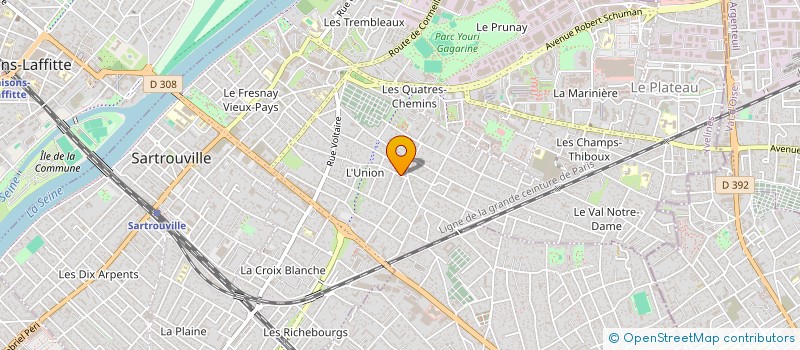 localisation de l'entreprise MAC  SARTROUVILLE