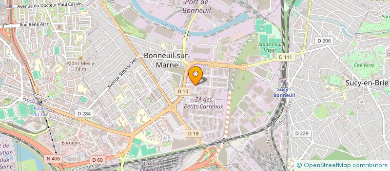 localisation de l'entreprise MAC à BONNEUIL-SUR-MARNE