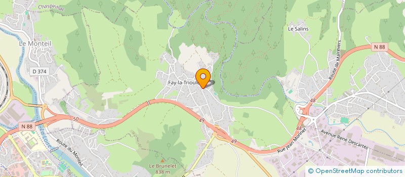 localisation de l'entreprise MAC  SAINT-GERMAIN-LAPRADE