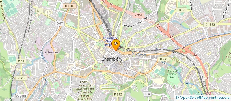 localisation de l'entreprise MAC  CHAMBERY