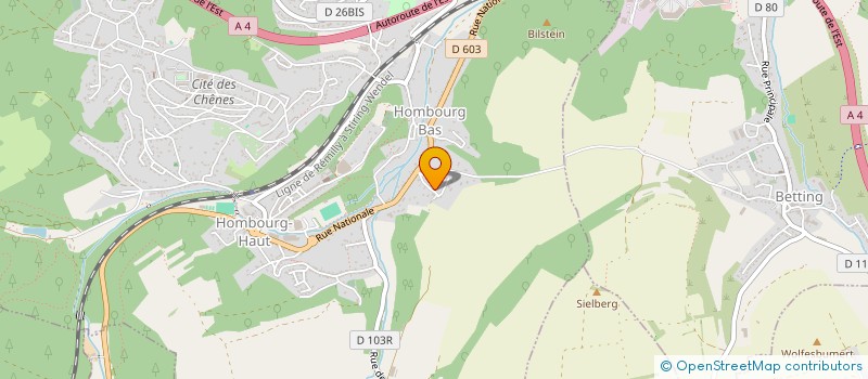 localisation de l'entreprise MAC à HOMBOURG-HAUT